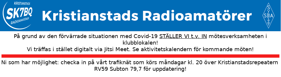 Kristianstads Radioamatörer - SK7BQ